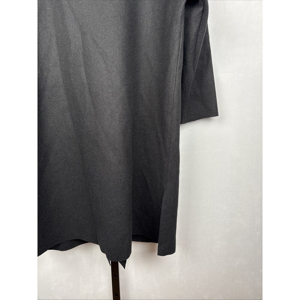NEW Sadie & Sage Open Front Coat Womens Small Black Relaxed Lagenlook Minimalist - Picture 9 of 12